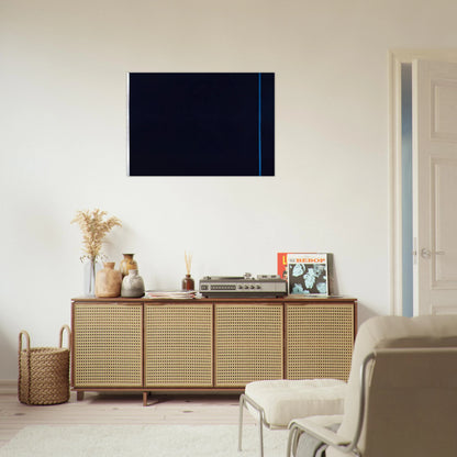 Midnight Blue - Barnett Newman Brushed Aluminum Print - 70x100 cm / 28x40 inches | Barnett Newman Aluminum Print | Barnett Newman Prints