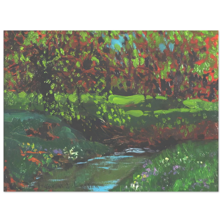 Frank Johnston - Green Pool - Post-Impressionism  75x100 cm / 30x40inches Fine Art Poster