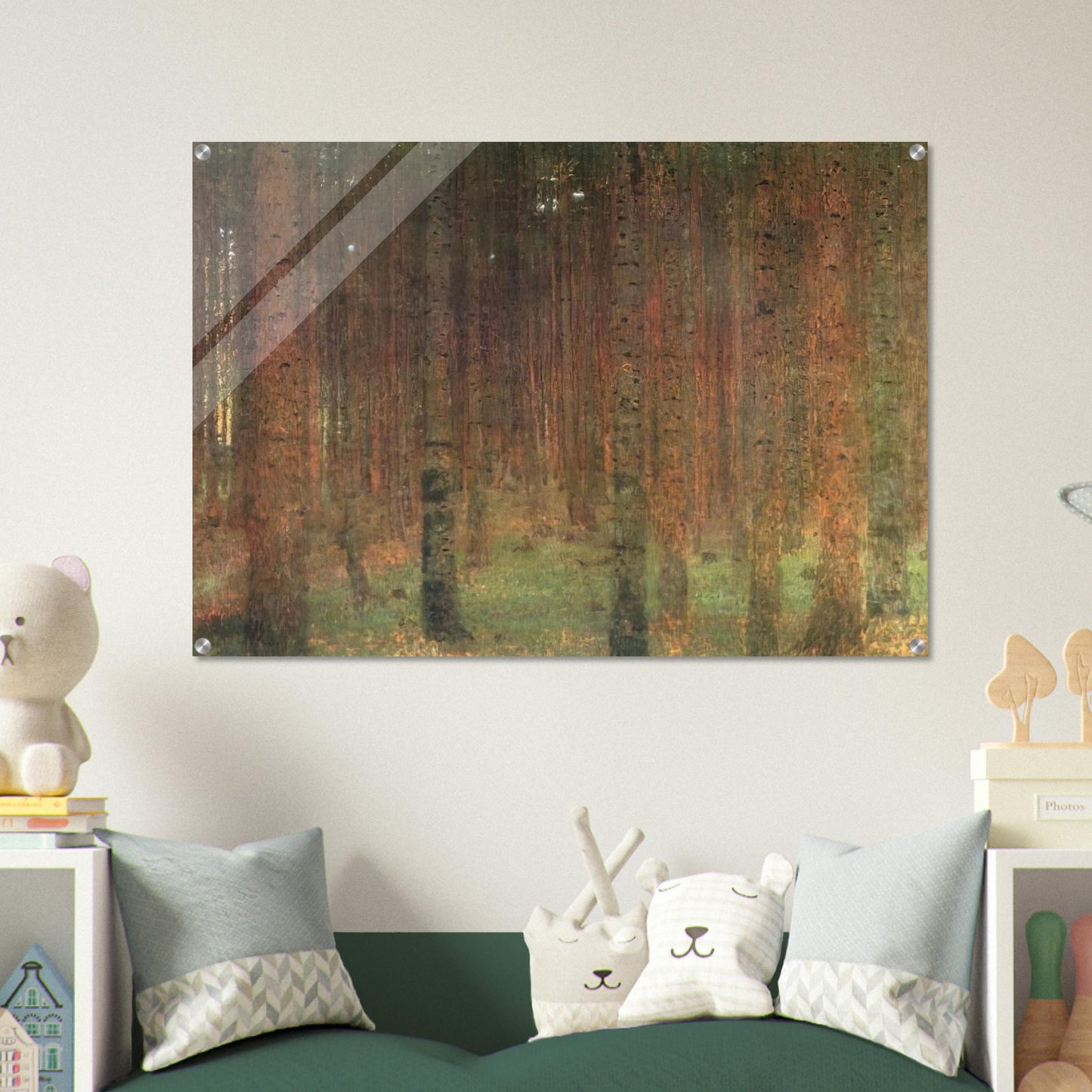PINE FOREST II - Gustav Klimt Acrylic Print - 70x100 cm / 28x40″ inches