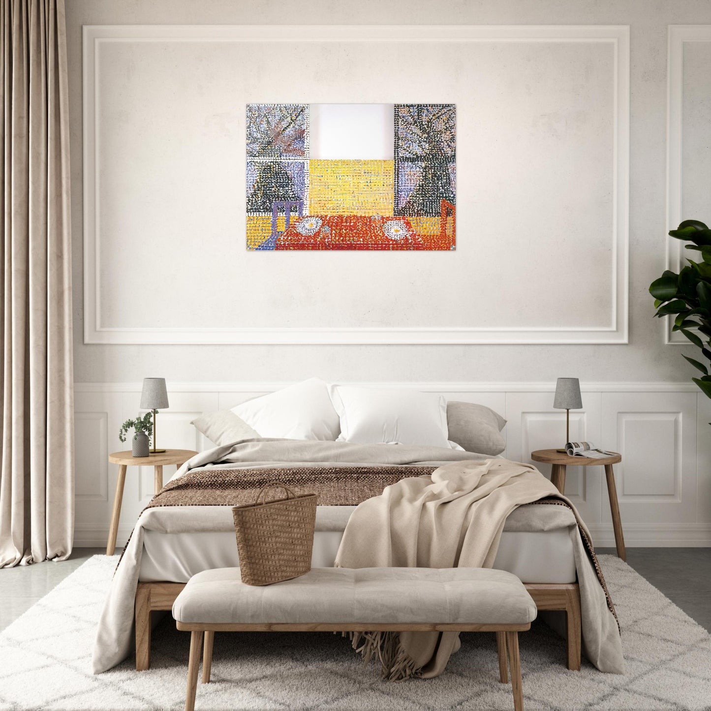 Table - 2001 - Jennifer Bartlett Acrylic Print - 70x100 cm / 28x40″ inches