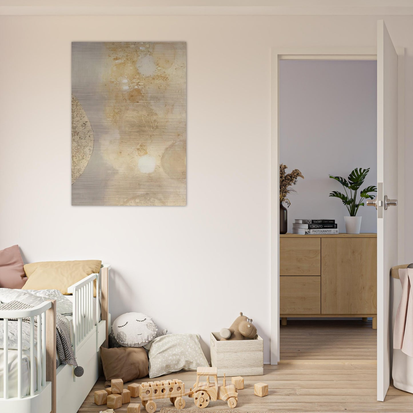 UNTITLED 1 - Luis Feito Brushed Aluminum Print - 70x100 cm / 28x40 inches | Luis Feito Aluminum Print | Luis Feito Prints