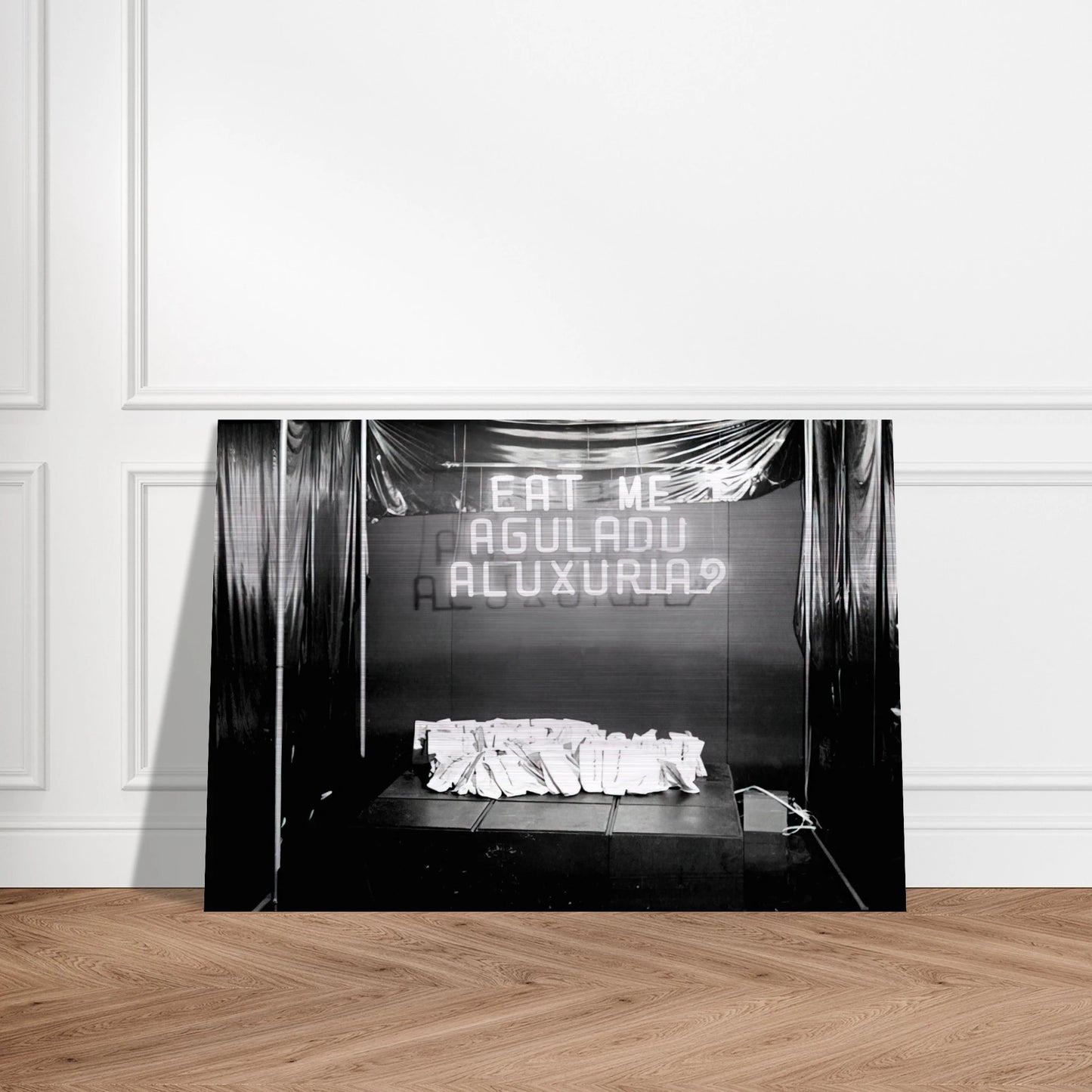 Eat Me. The Gluttony or Lust - 1976 - Lygia Pape Brushed Aluminum Print - 70x100 cm / 28x40 inches | Lygia Pape Aluminum Print | Lygia Pape Prints