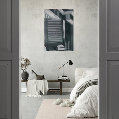 TOWNSCAPE 1968 2 - Gerhard Richter Brushed Aluminum Print - 70x100 cm / 28x40 inches | Gerhard Richter Aluminum Print | Gerhard Richter Prints