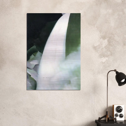 Green and White - Georgia O'Keeffe Brushed Aluminum Print - 70x100 cm / 28x40 inches | Georgia O'Keeffe Aluminum Print | Georgia O'Keeffe Prints