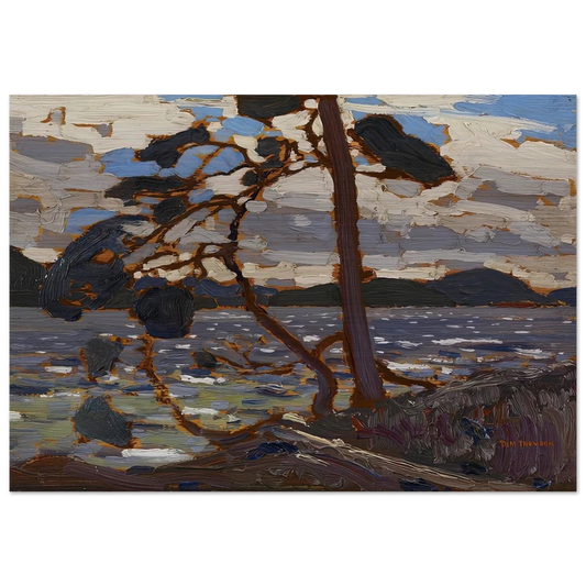 SKETCH FOR THE WEST WIND 1916 - Tom Thomson Brushed Aluminum Print - 70x100 cm / 28x40 inches | Tom Thomson Aluminum Print | Tom Thomson Prints