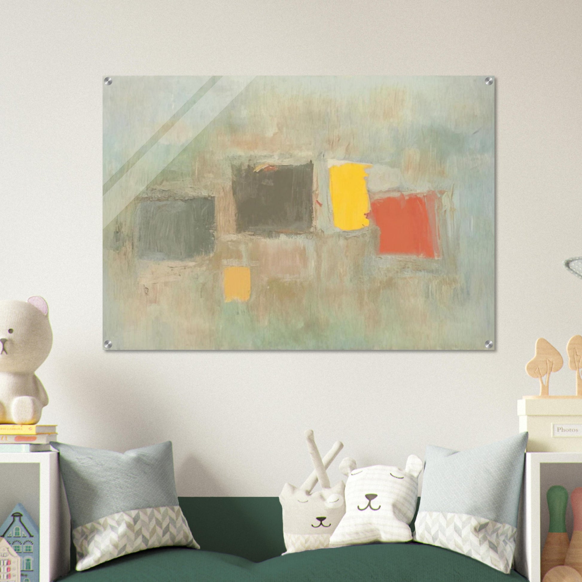 NUMBER 6 1956 - Esteban Vicente Acrylic Print - 70x100 cm / 28x40″ inches
