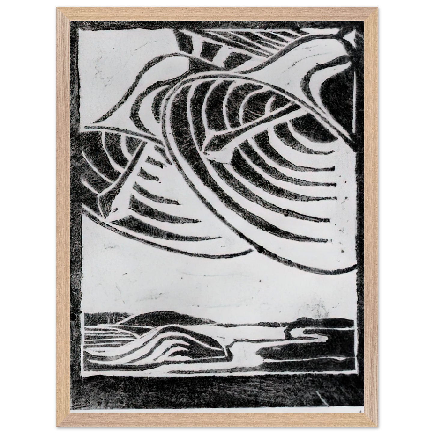 MC Escher - ESCHER (3) Wall Art - 21x29.7 cm / 8x12" - Premium Wooden Framed Poster With Fine Art Paper - Black frame