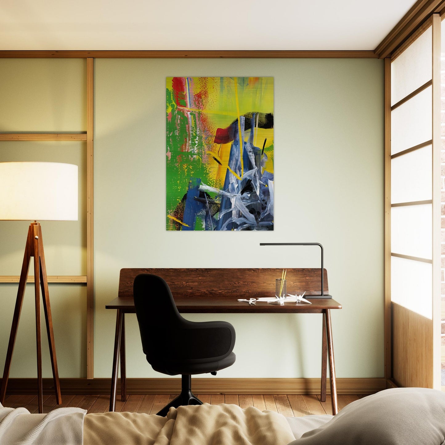 KORN - Gerhard Richter Brushed Aluminum Print - 70x100 cm / 28x40 inches | Gerhard Richter Aluminum Print | Gerhard Richter Prints