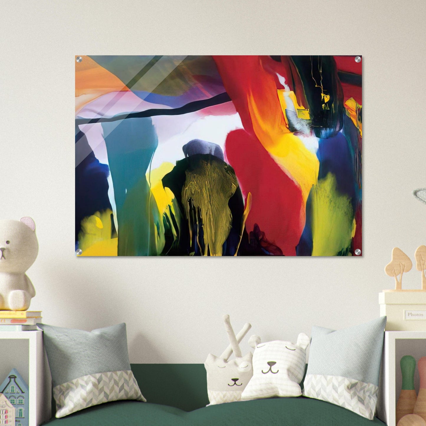 Phenomena Solstice Encounter - 2003 - Paul Jenkins Acrylic Print - 70x100 cm / 28x40″ inches | Paul Jenkins Wall Art | Paul Jenkins Prints