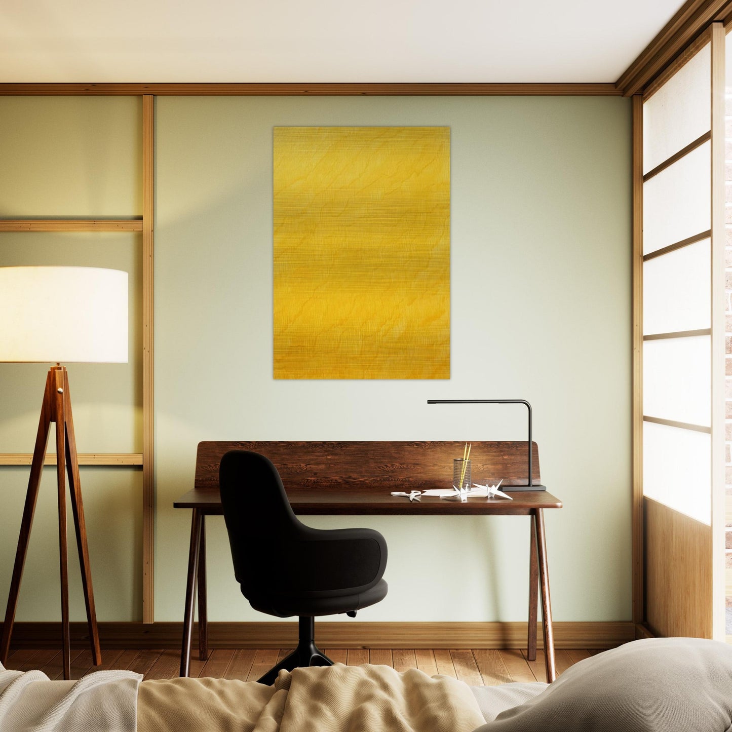 Indian Yellow - Marcia Hafif Brushed Aluminum Print - 70x100 cm / 28x40 inches | Marcia Hafif Aluminum Print | Marcia Hafif Prints