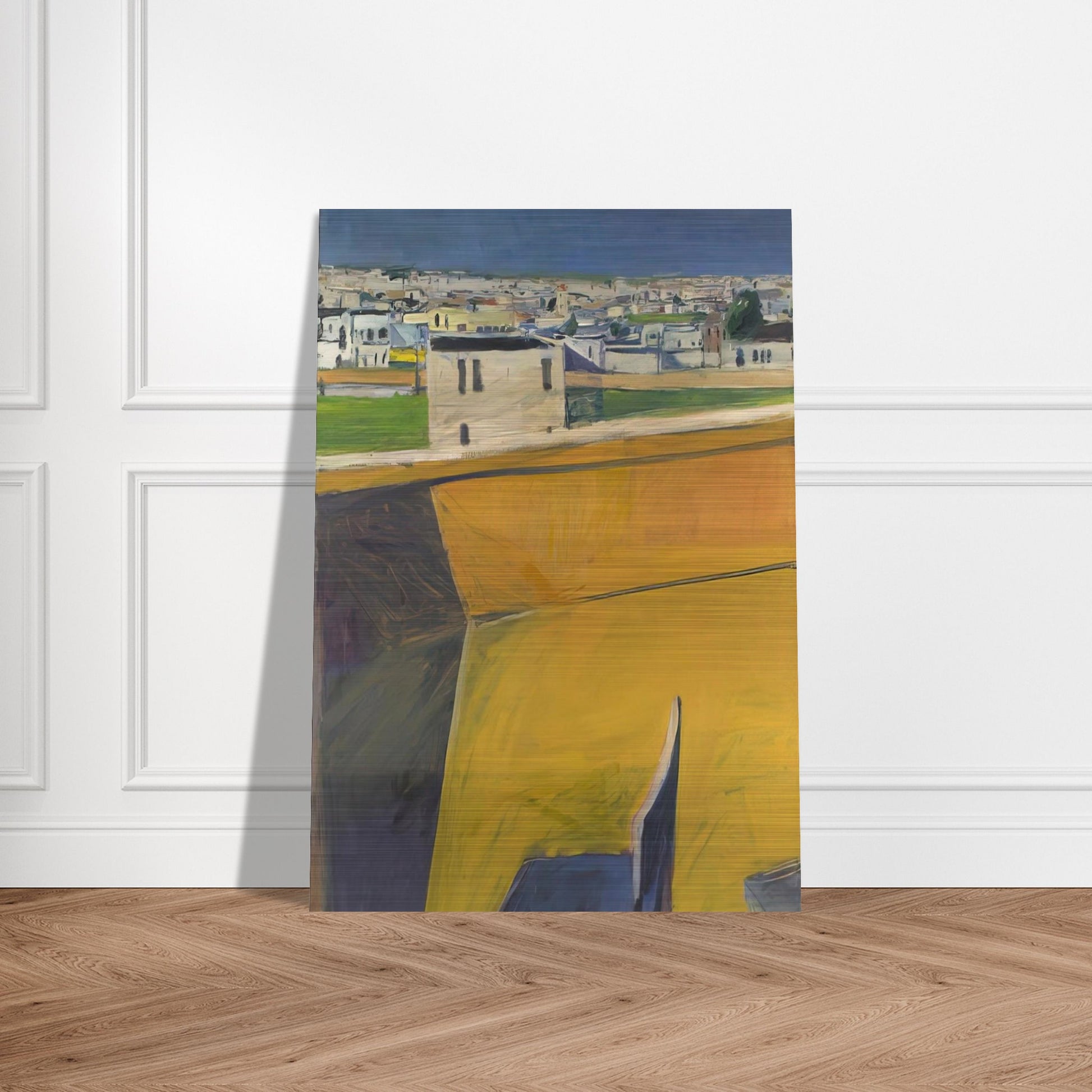 Yellow Porch - Richard Diebenkorn Brushed Aluminum Print - 70x100 cm / 28x40 inches | Richard Diebenkorn Aluminum Print | Richard Diebenkorn Prints