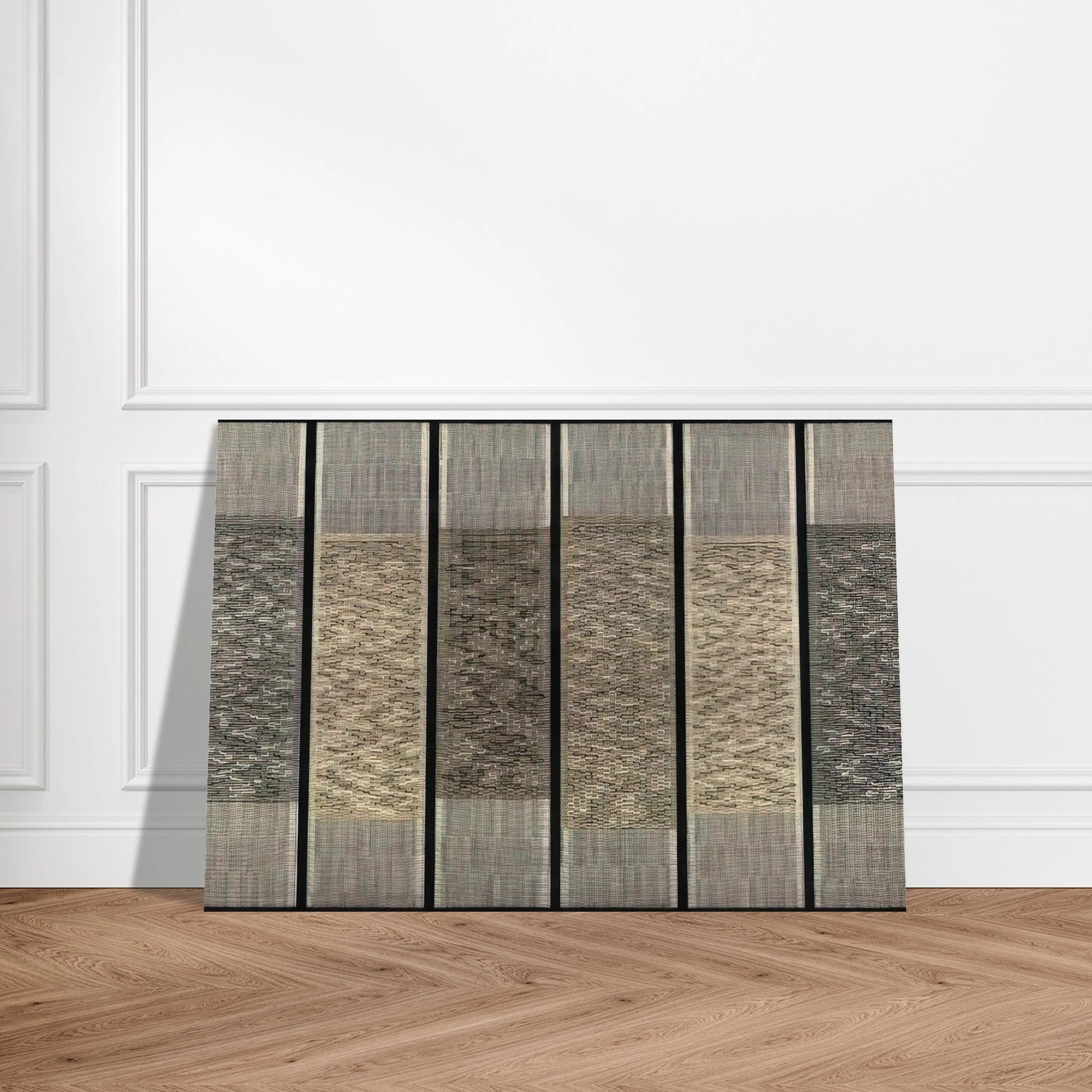 SIX PRAYERS 1965 - Anni Albers Brushed Aluminum Print - 70x100 cm / 28x40 inches | Anni Albers Aluminum Print | Anni Albers Prints