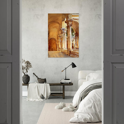 Genoa, the University - John Singer Sargent Brushed Aluminum Print - 70x100 cm / 28x40 inches | John Singer Sargent Aluminum Print | John Singer Sargent Prints