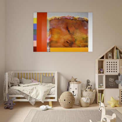 For The Ages - 1985 - Ronnie Landfield Art Prints - 100x150 cm / 40x60″ inches | Ronnie Landfield Poster | Ronnie Landfield Prints