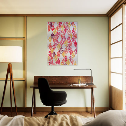COMPOSITION 32 - Sonia Delaunay Brushed Aluminum Print - 70x100 cm / 28x40 inches | Sonia Delaunay Aluminum Print | Sonia Delaunay Prints