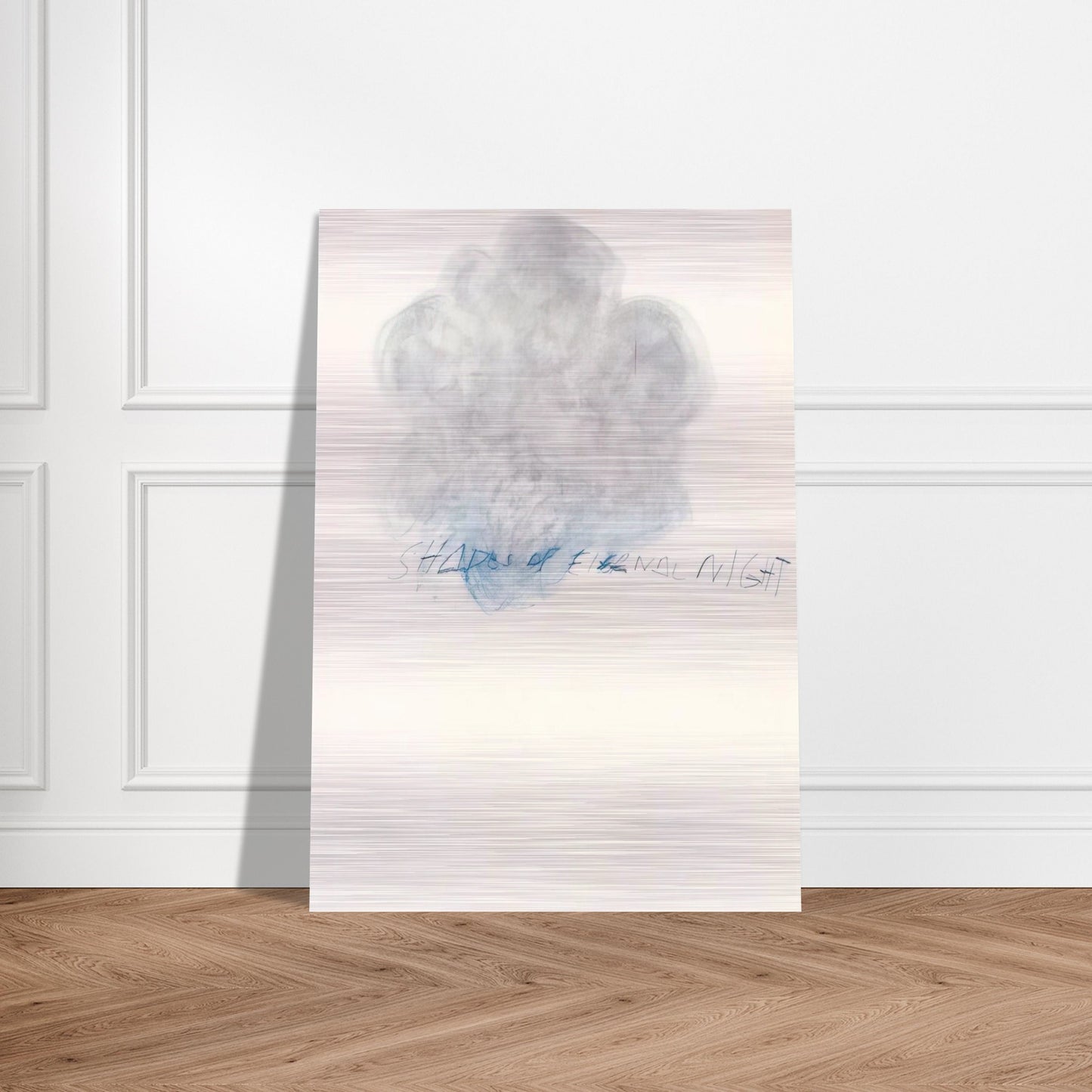 Fifty Days at Iliam. Shades of Eternal Night - Cy Twombly Brushed Aluminum Print - 70x100 cm / 28x40 inches | Cy Twombly Aluminum Print | Cy Twombly Prints