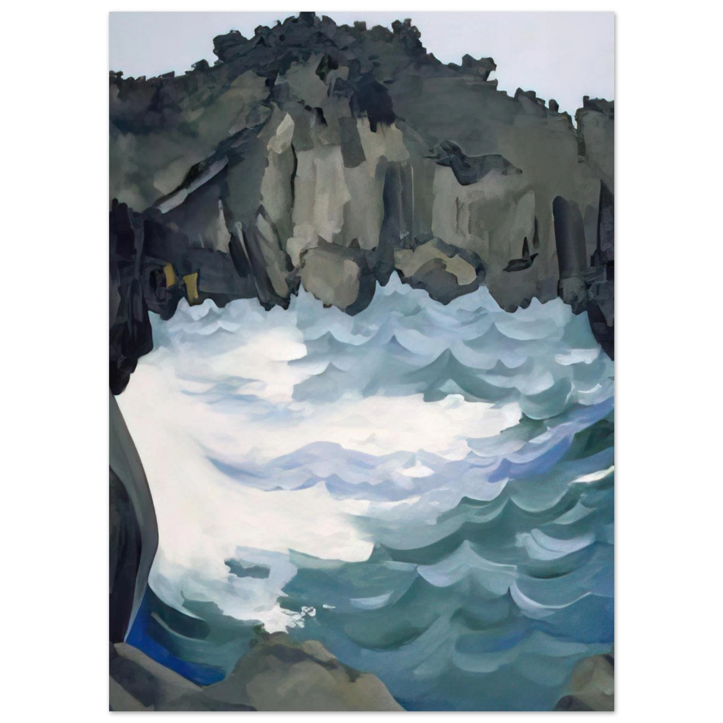 Georgia O'Keeffe - Black Lava Bridge, Hana Coast-No. I Fine Art Poster