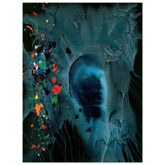 John Hoyland - Love and Grief 5.4.006 - 2006  75x100 cm / 30x40inches Fine Art Poster
