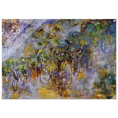 Wisteria right half - claude monet Acrylic Print - 70x100 cm / 28x40″ inches