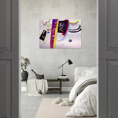 ORANGE VIOLET 1935 - Wassily Kandinsky Brushed Aluminum Print - 70x100 cm / 28x40 inches | Wassily Kandinsky Aluminum Print | Wassily Kandinsky Prints