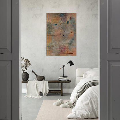 RISING STAR 1923 - Paul Klee Brushed Aluminum Print - 70x100 cm / 28x40 inches | Paul Klee Aluminum Print | Paul Klee Prints