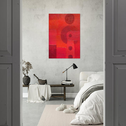 Deshabitados #101 - Pedro Coronel Brushed Aluminum Print - 70x100 cm / 28x40 inches | Pedro Coronel Aluminum Print | Pedro Coronel Prints