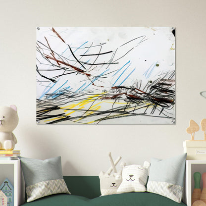 WORKING DRAWING FOR PRIMROSE HILL 1 - Frank Auerbach Acrylic Print - 70x100 cm / 28x40″ inches