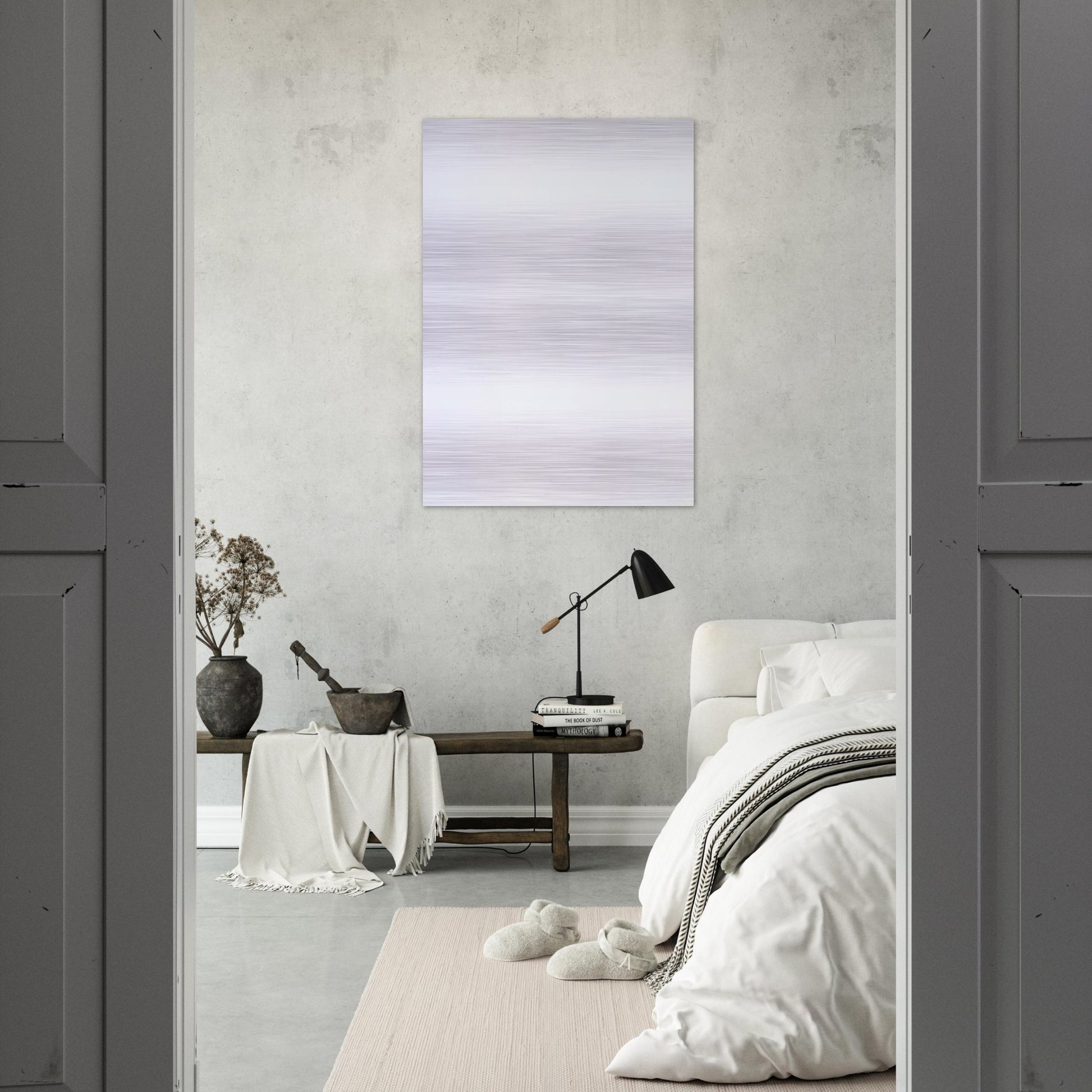 The Big N - Al Held Brushed Aluminum Print - 70x100 cm / 28x40 inches | Al Held Aluminum Print | Al Held Prints