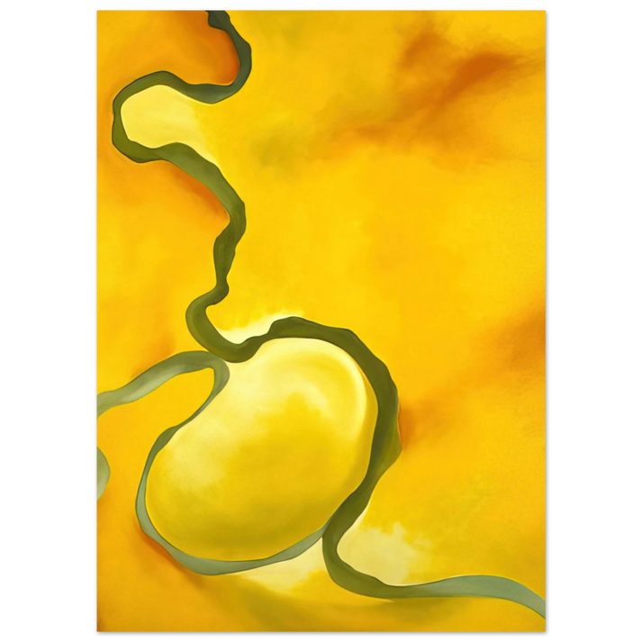 Georgia O'Keeffe - Green, Yellow and Orange Fine Art Poster