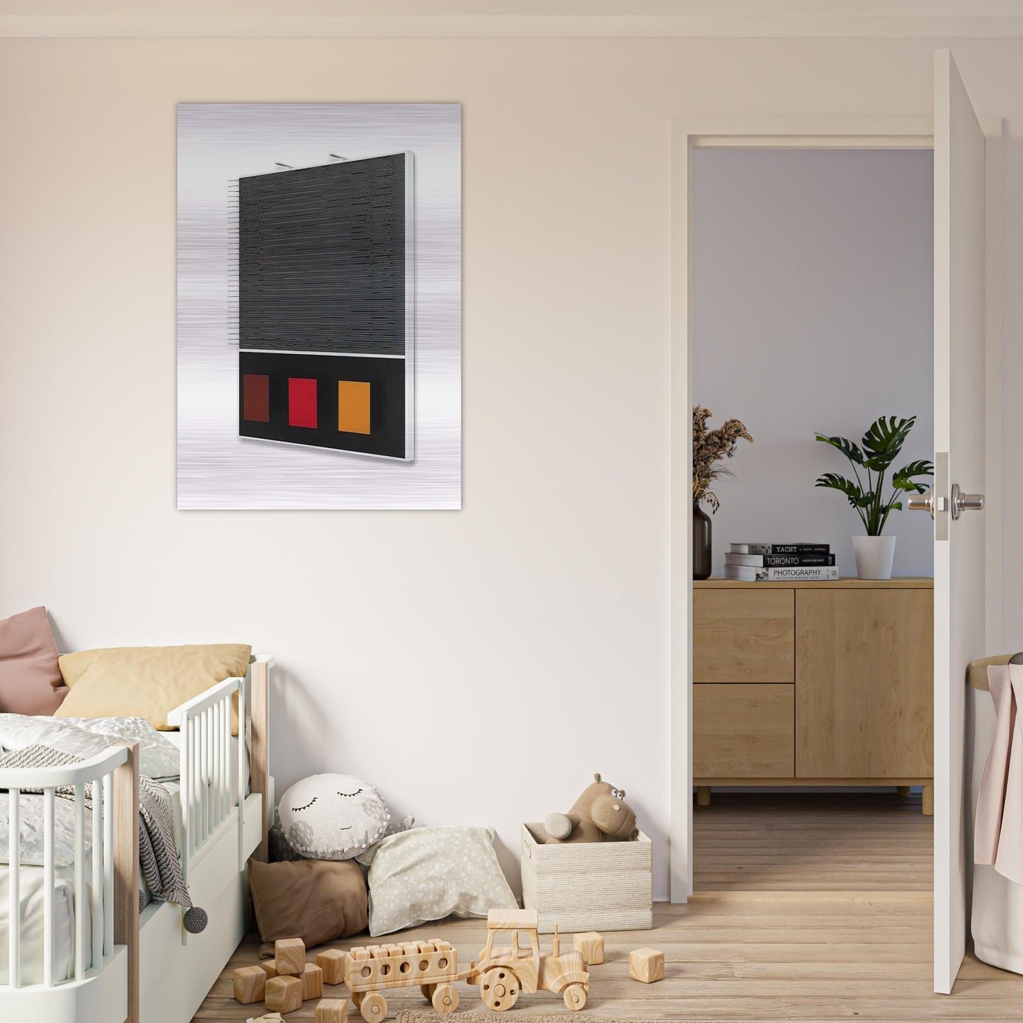 TES GRANDES Y PEQUENAS 1999 - Jesus Rafael Soto Brushed Aluminum Print - 70x100 cm / 28x40 inches | Jesus Rafael Soto Aluminum Print | Jesus Rafael Soto Prints