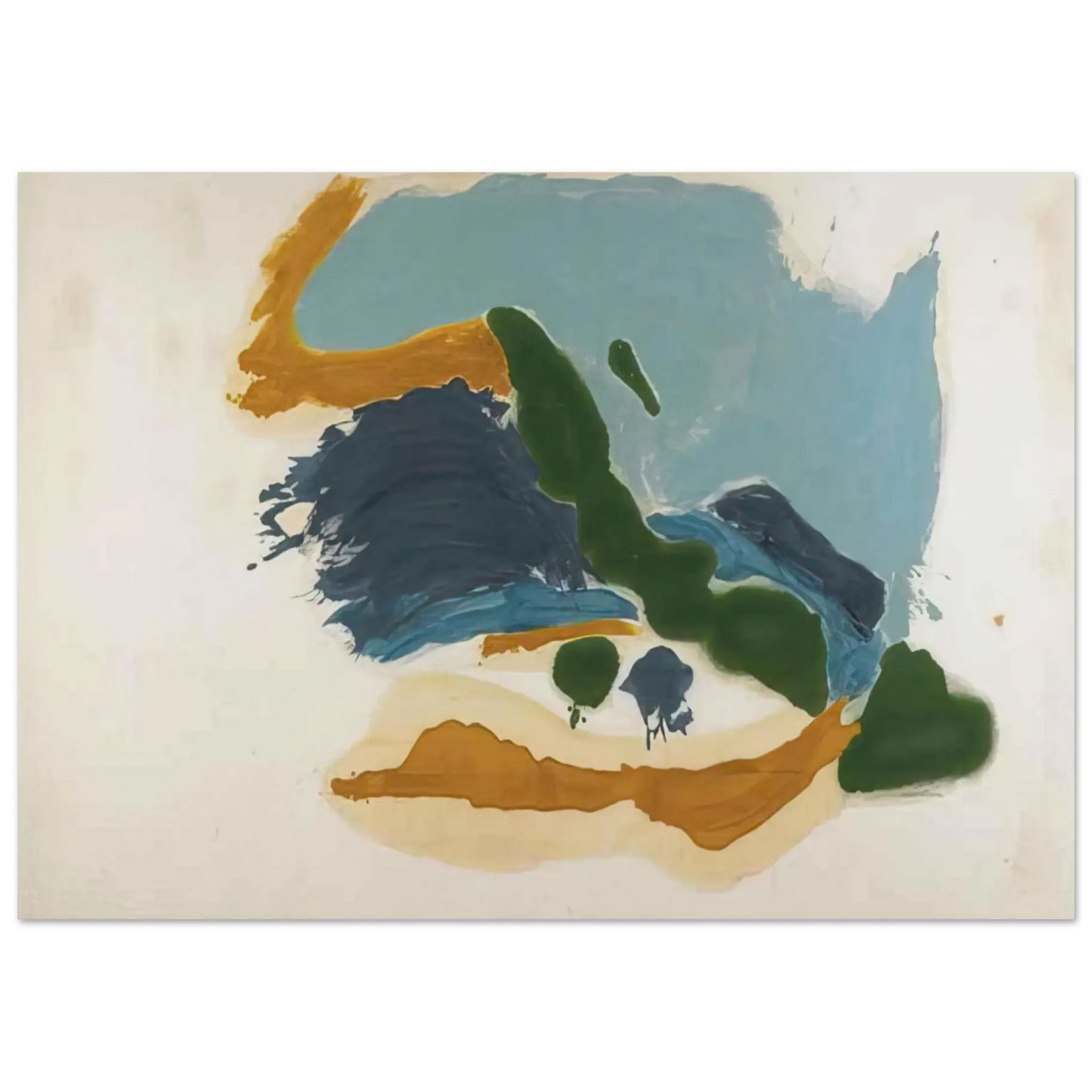 Helen Frankenthaler - Tuscany - 1963 Wall art - 15x20 cm / 6x8 Inches - Fine Art Poster - -