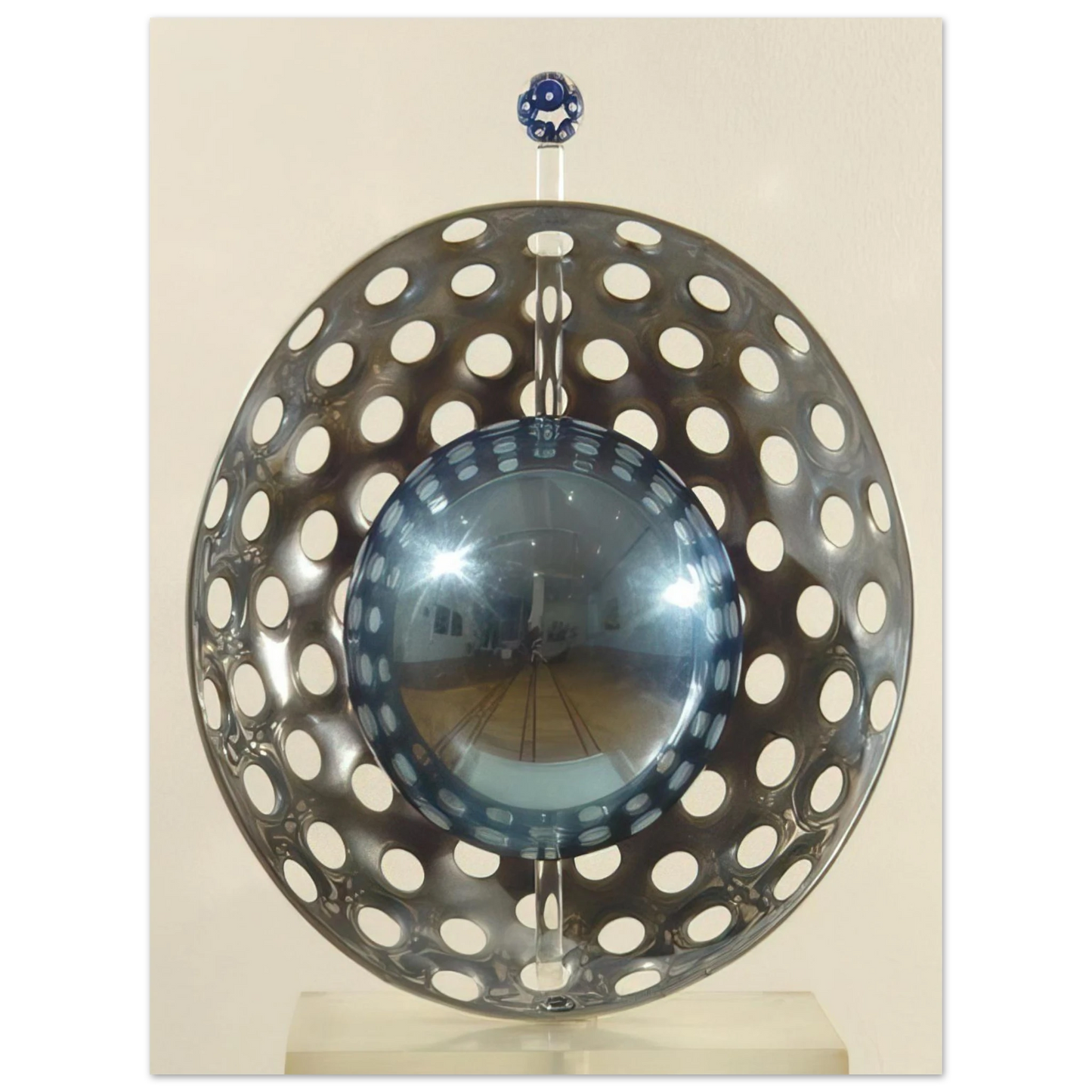 Gyula Kosice - Perforaciones con reflexion - 1967  75x100 cm / 30x40inches Fine Art Poster
