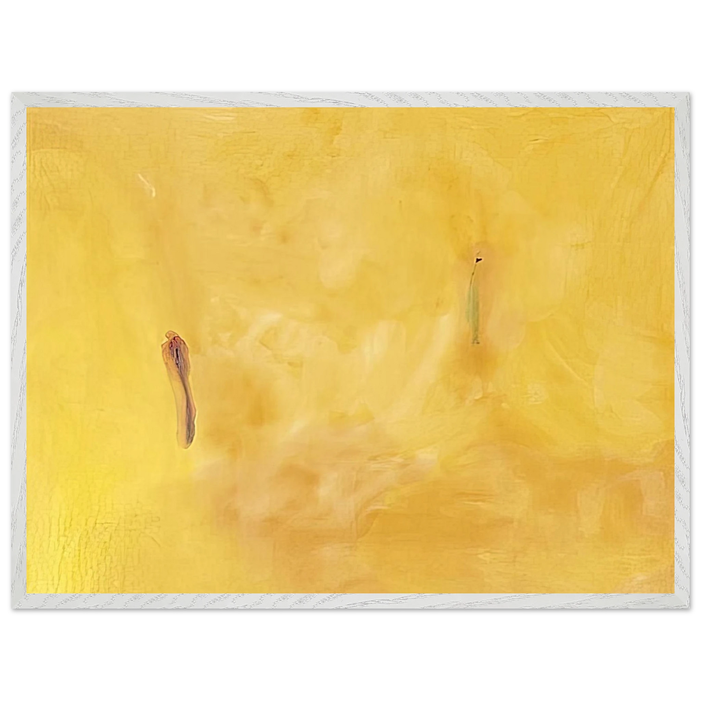 Helen Frankenthaler - Earliness - 1975 Wall art - 30x45 cm / 12x18 inches - Premium Wooden Framed Poster With Fine Art Paper-canvas - White frame