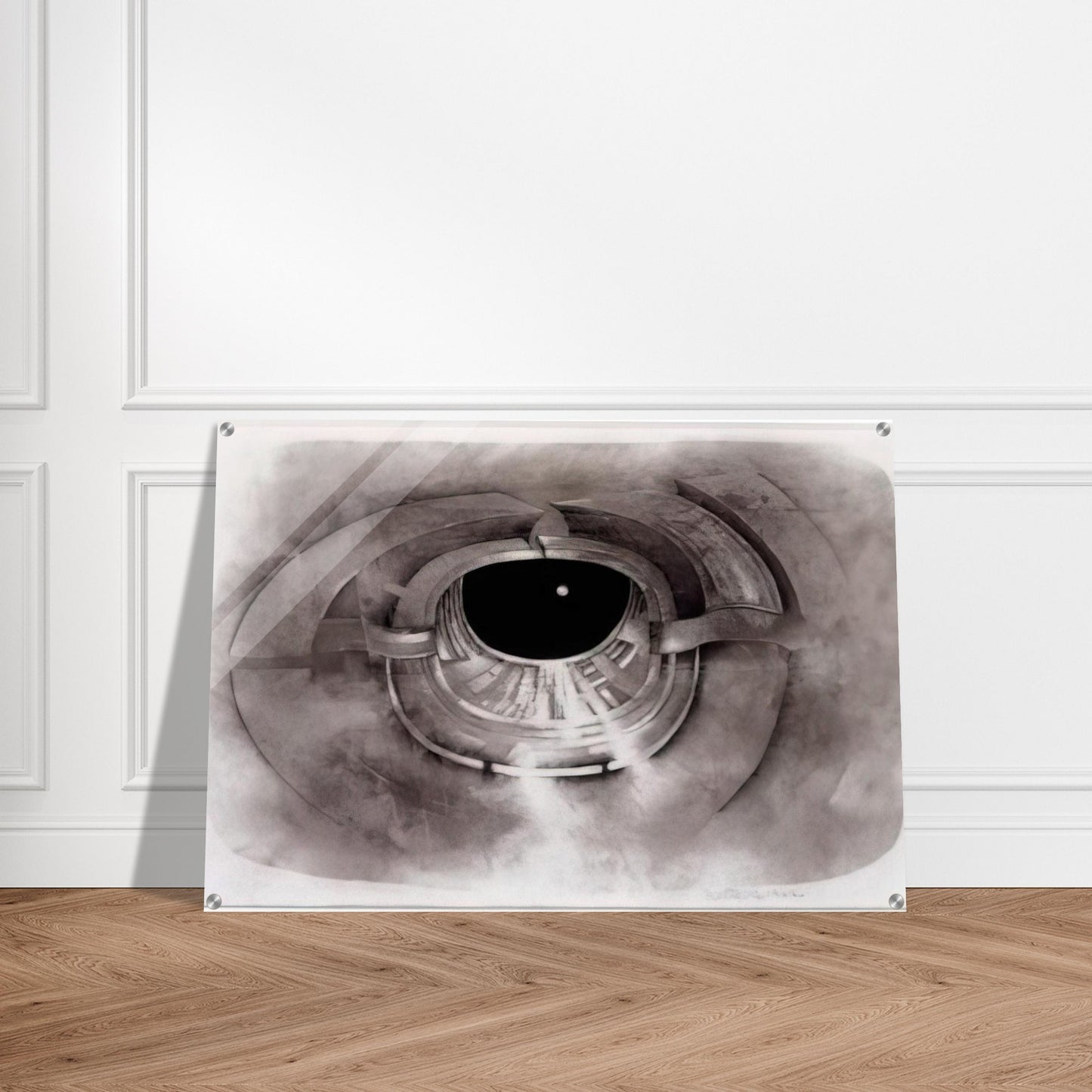 UNTITLED 1962 1 - Lee Bontecou Acrylic Print - 70x100 cm / 28x40″ inches | Lee Bontecou Wall Art | Lee Bontecou Prints