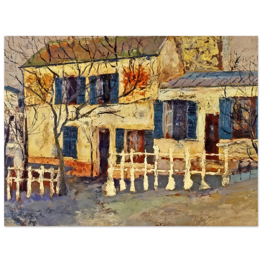Maurice Utrillo - LAPIN AGILE 1  75x100 cm / 30x40inches Fine Art Poster