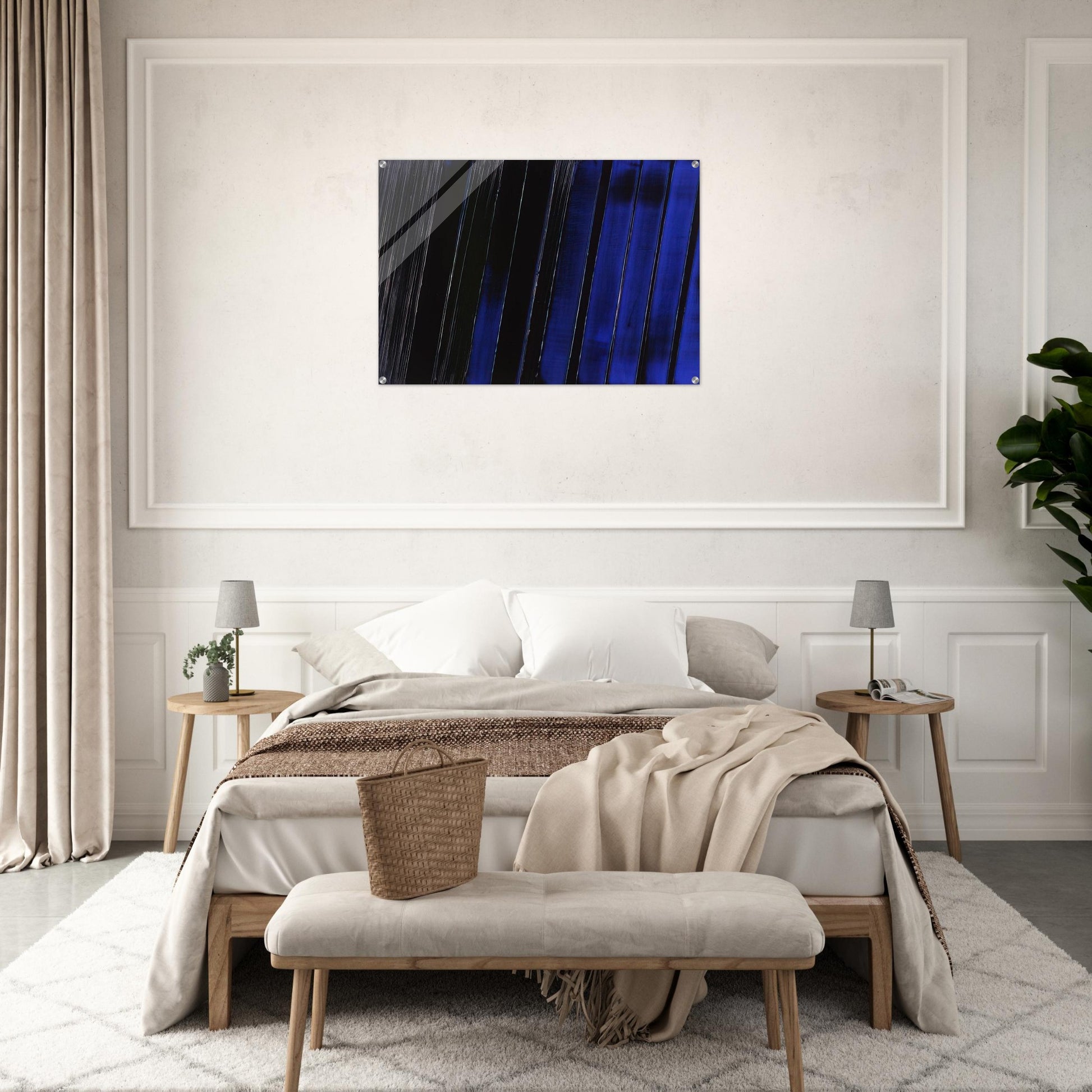 Peinture 11 Juillet 1987 - 1987 - Pierre Soulages Acrylic Print - 70x100 cm / 28x40″ inches