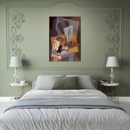 THE BOOK OF MUSIC 1922 - Juan Gris Brushed Aluminum Print - 70x100 cm / 28x40 inches | Juan Gris Aluminum Print | Juan Gris Prints