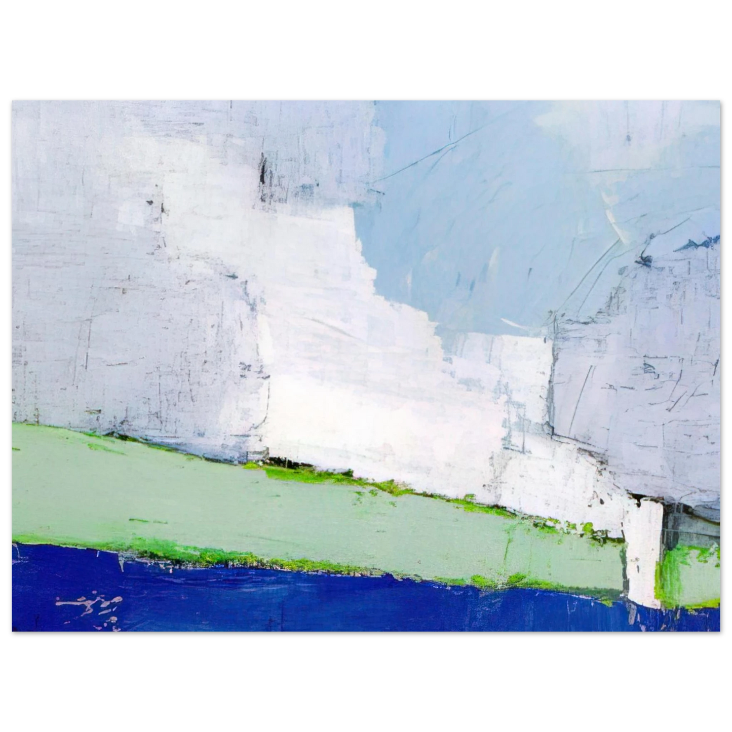 Nicolas de Stael - Paysage de Vaucluse No. 3 - 1953 Fine Art Poster