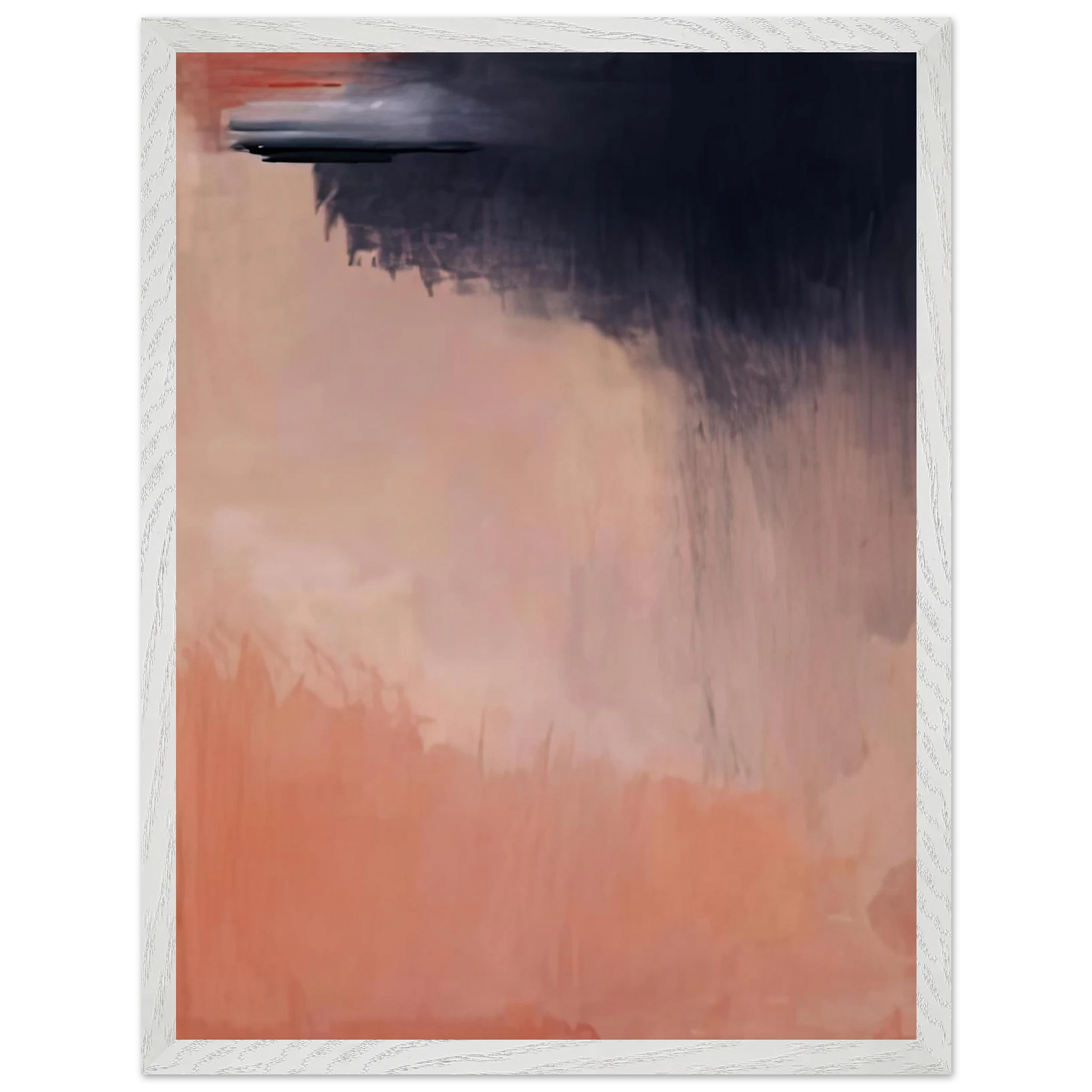 Helen Frankenthaler - Cloud Burst, 2002- Wall Art - 30x40 cm / 12x16 inches - Premium Wooden Framed Poster With Fine Art Paper-canvas - White frame