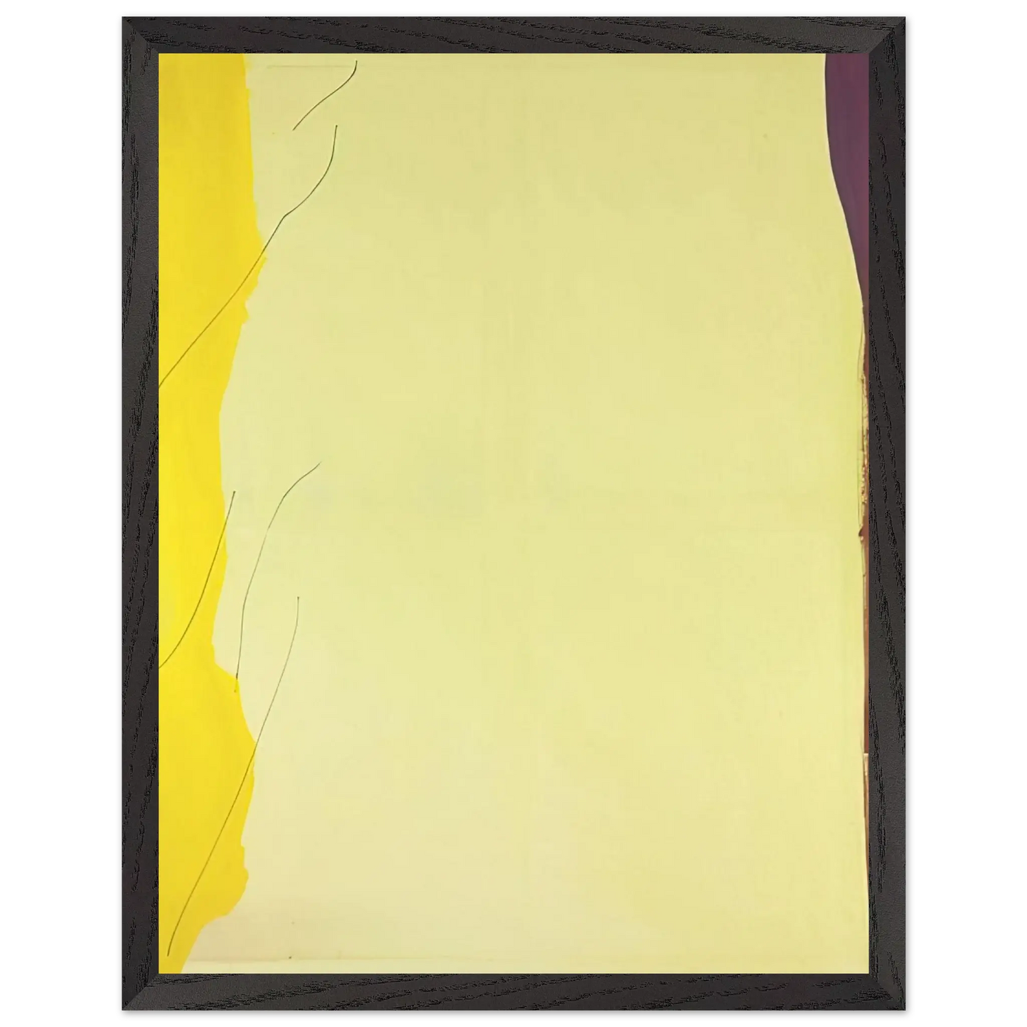 Helen Frankenthaler - Distillation - 1973 Wall art - 20x25 cm / 8x10 Inches - Premium Wooden Framed Poster With Fine Art Paper - Wood frame