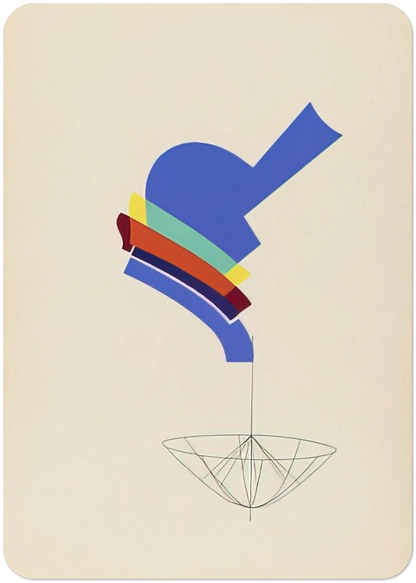 DECANTER FROM THE PORTFOLIO REVOLVING DOORS 1926 By Man Ray Pack of 10 Post Cards | Man Ray Post Cards | A6 (10.5 x 14.8 cm) - 4.1 x 5.8 inches