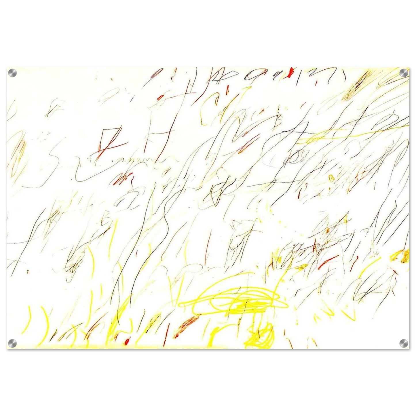 Blue Room - Cy Twombly Acrylic Print - 70x100 cm / 28x40″ inches