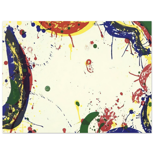Sam Francis - Sun Up  75x100 cm / 30x40inches Fine Art Poster