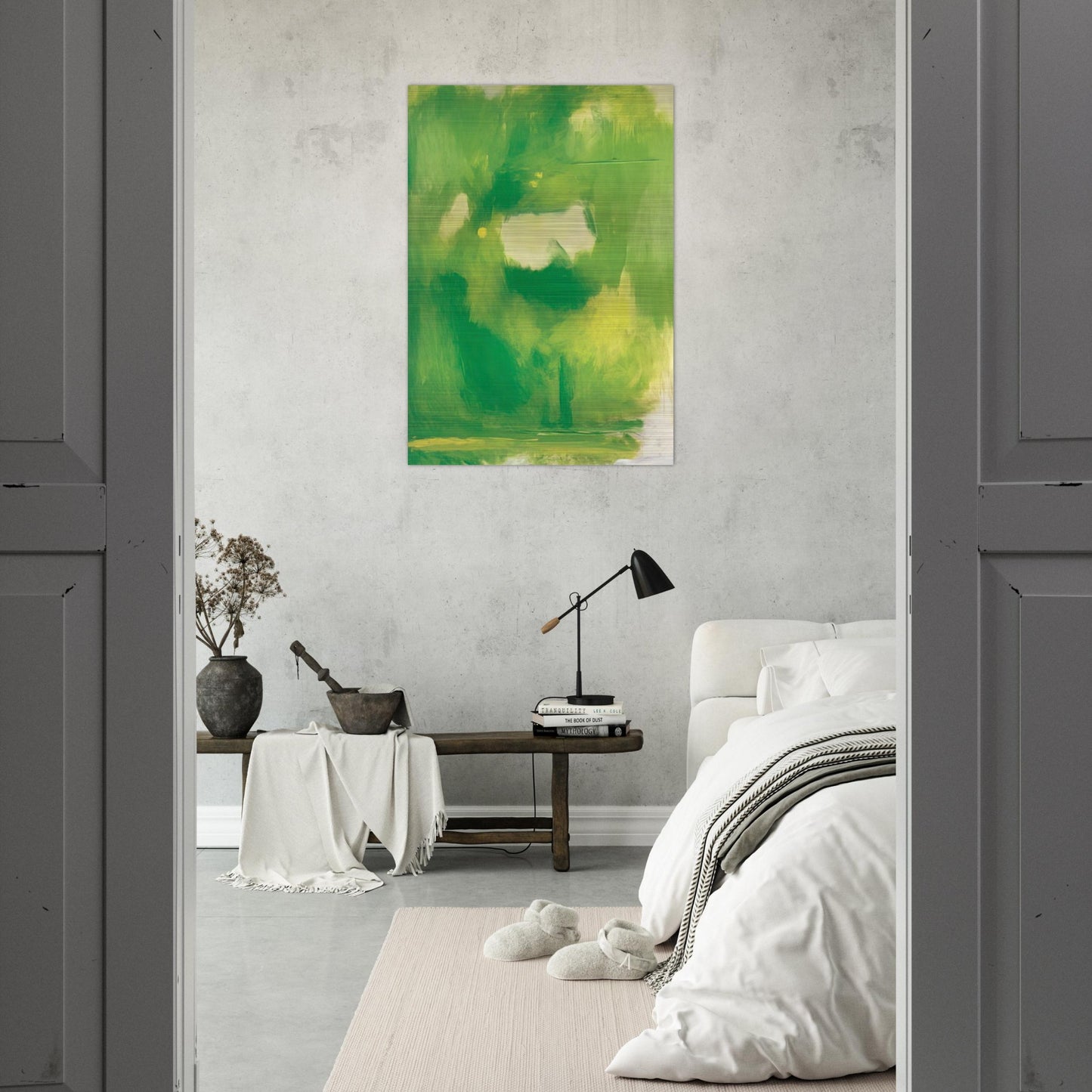 ANTES DE LA COSECHA 1999 - Esteban Vicente Brushed Aluminum Print - 70x100 cm / 28x40 inches | Esteban Vicente Aluminum Print | Esteban Vicente Prints