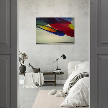 Phenomena Point Swing and Flank - Paul Jenkins Brushed Aluminum Print - 70x100 cm / 28x40 inches | Paul Jenkins Aluminum Print | Paul Jenkins Prints