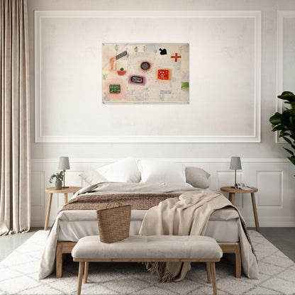 PLACE SIGNS 1926 - Paul Klee Acrylic Print - 70x100 cm / 28x40″ inches | Paul Klee Wall Art | Paul Klee Prints