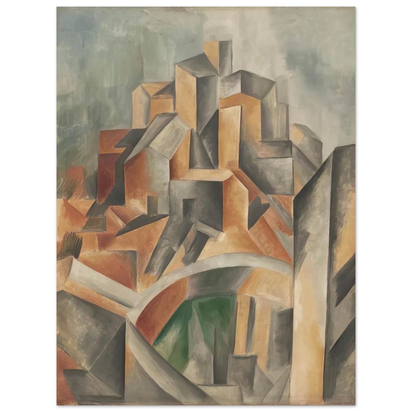 Pablo Picasso - The Reservoir, Horta de Ebro  75x100 cm / 30x40inches Fine Art Poster
