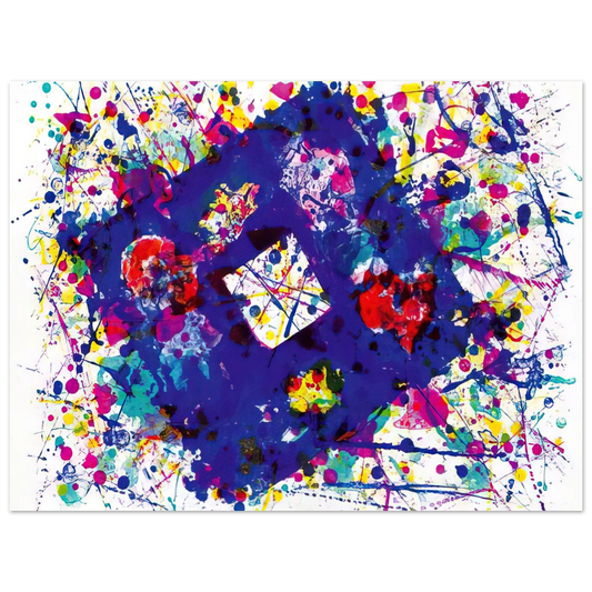 Sam Francis - Untitled  SF 259   75x100 cm / 30x40inches Fine Art Poster