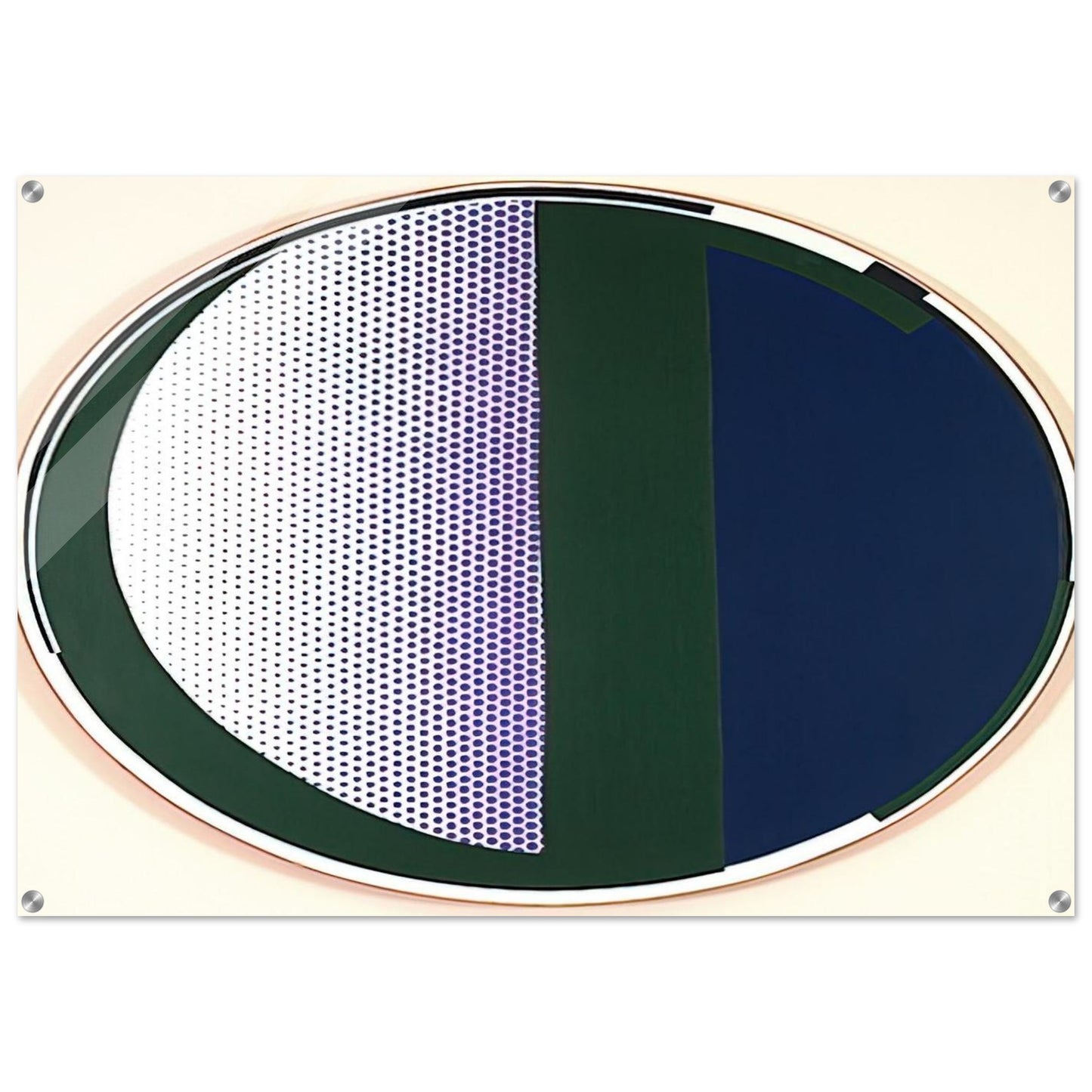 MIRROR 1972 - Roy Lichtenstein Acrylic Print - 70x100 cm / 28x40″ inches | Roy Lichtenstein Wall Art | Roy Lichtenstein Prints