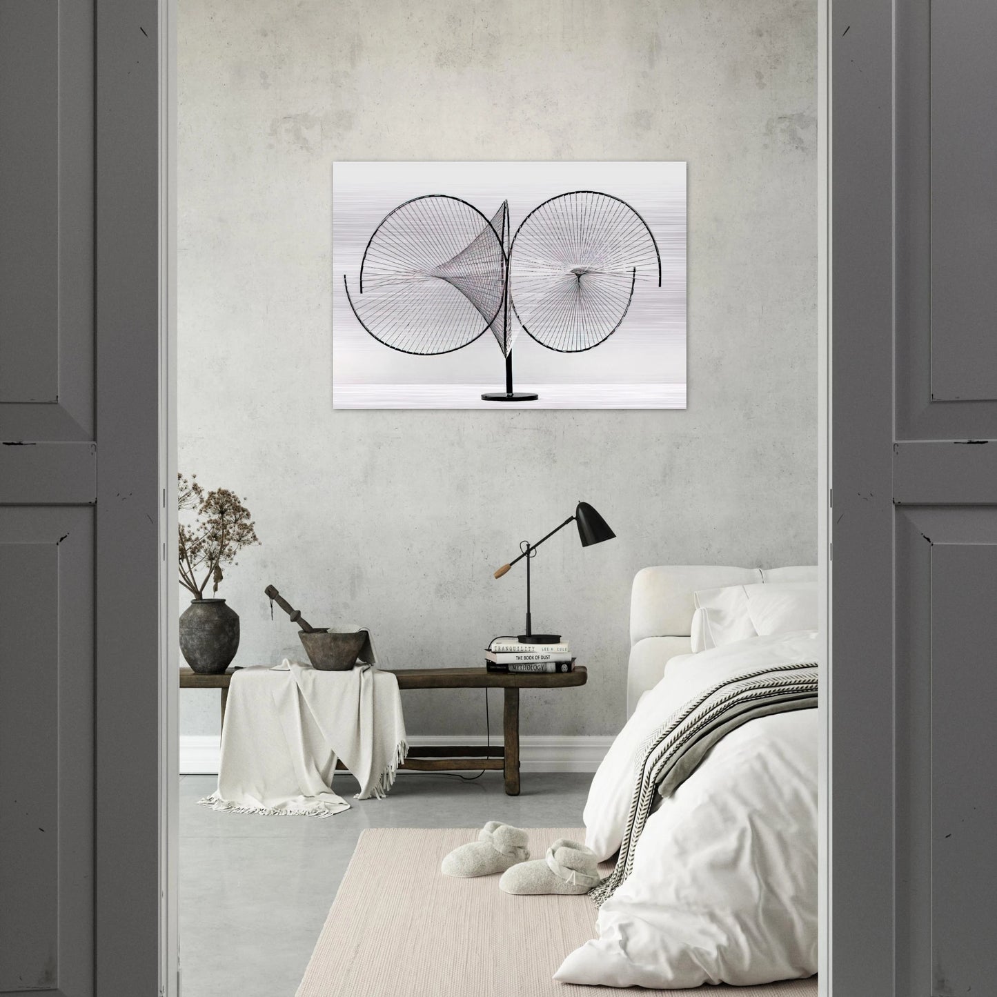Hyperbolic surfaces - 1959 - Tomas Maldonado Brushed Aluminum Print - 70x100 cm / 28x40 inches | Tomas Maldonado Aluminum Print | Tomas Maldonado Prints